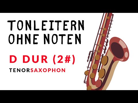 180 Willst du die D-Dur Tonleiter auf dem Tenorsaxophon lernen? Dann schau dir dieses Video an