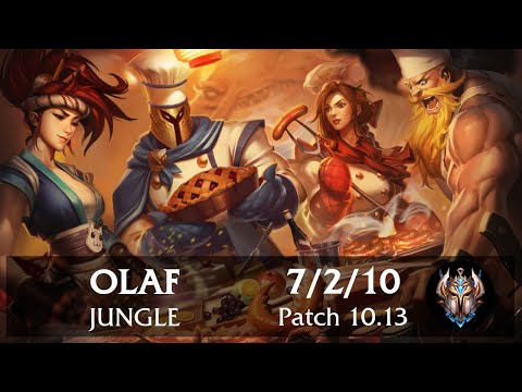 Olaf Jungle vs Elise | Pinoy Challenger Replay Patch 10.13