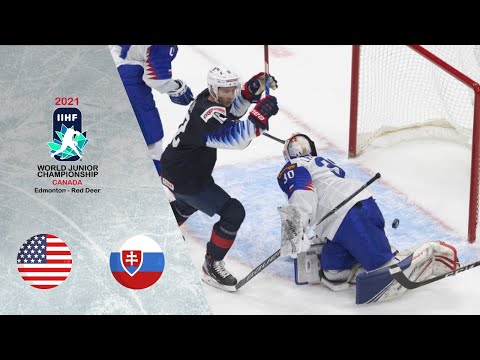 USA Vs Slovakia | Quarterfinal Full Game Highlights | 2021 IIHF World Juniors 01-02-2021