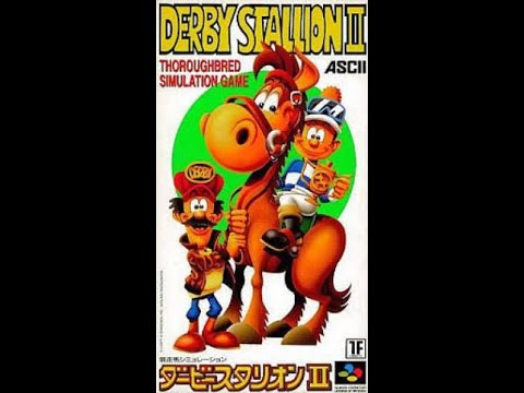 Derby Stallion II SNES  Super Famicom   Super Nintendo SFC Demo Japan