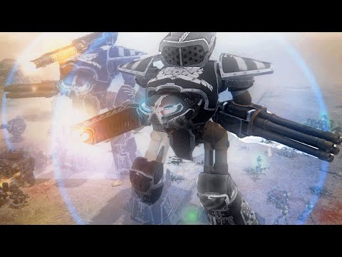 Imperial Titans vs Necrons! - Warhammer 40K: Dawn of War: Soulstorm (Unification Mod)