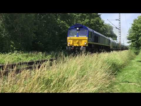 Millingen Tankers Train Railtraxx With Class66 Diesel Locomotive at Kaldenkirchen Germany 17.6.2022👍