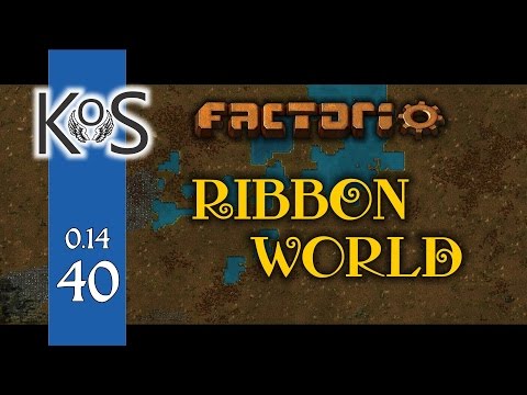 Factorio 0.14 Ribbon World - Ep 40 - Oil Workup - Let's Play