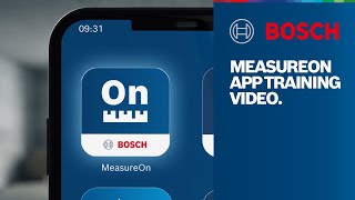 Bosch MeasureOn App – All information in one hand.