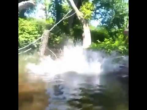 Casal quase morre na Cachoeira