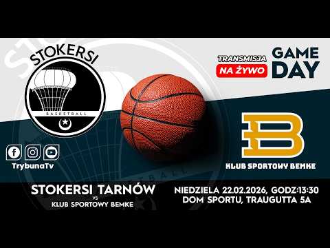 🔴NA ŻYWO!  3 LIGA KOZKosz | STOKERSI MUKS 1811 UNIA II TARNÓW  vs  KLUB SPORTOWY BEMKE  | 11 kolejka