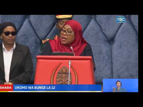 President of the United Republic of Tanzania, H.E. Dr. Samia Suluhu Hassan, address on the bills tabled  on 12th United Republic of Tanzania  Parliament