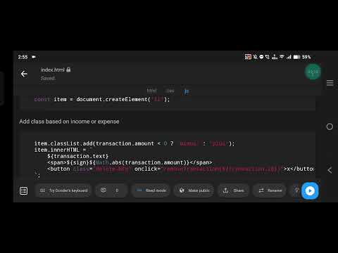 Simple Expense Tracker Project In Javascript Full Source Code With Html Css Js