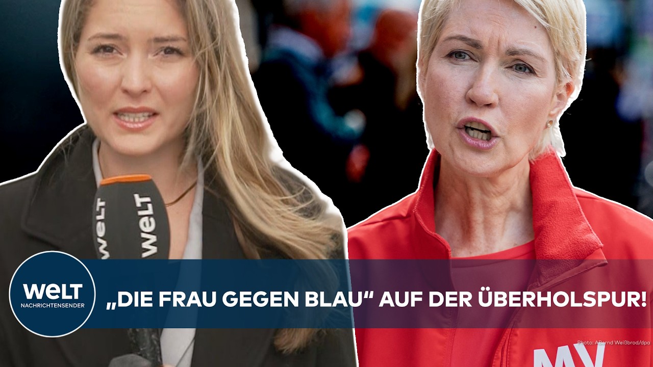 WAHLKAMPF-ENDSPURT: Schwesig "die Frau gegen blau" auf der Überholspur! Großes SPD-Comeback?