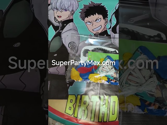 Vídeo relacionado con 48 unidades de decoración de cumpleaños de Hunters, merchandising con pancarta de feliz cumpleaños, globos de letras y decoración para tartas para decoraciones de fiesta de demonio y fans de