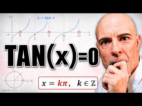 ECUACIÓN TRIGONOMÉTRICA CON LA TANGENTE tanx=0