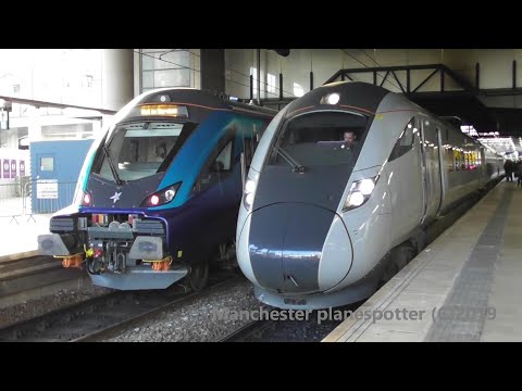 HD Train Spotting At Manchester Victoria New TPE Trains and northern class 195+Freight On 04/12/19