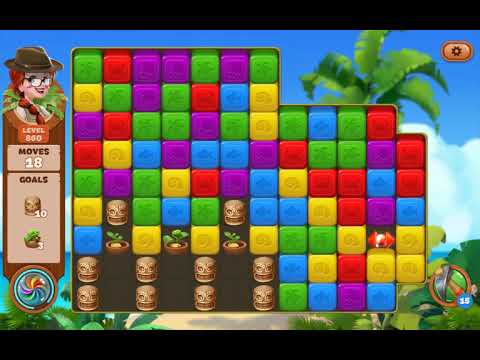 Lost Island Blast Adventure Level 860 NO BOOSTERS - A S GAMING