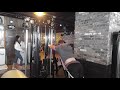 reverse incline bench support straight arm pulldown
