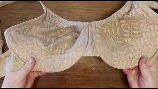 An Every Day, every Outfit Wear - Olga Sheer Leaves Minimizer Bra