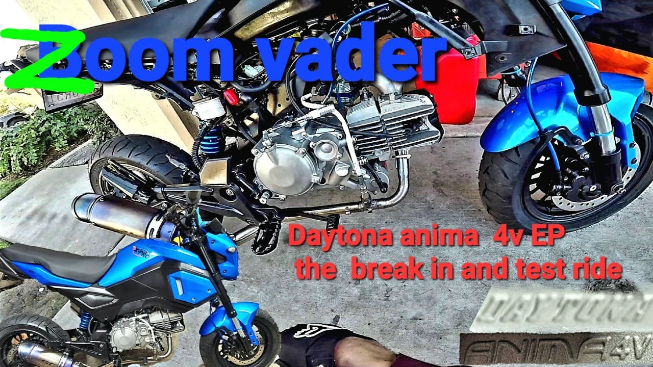 Daytona Anima 4v 190 installed on Boom Vader Grom Clone now its a Zoom Vader! 1st ride EP2
