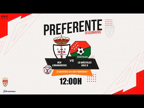 RCD CARABANCHEL - CD MÓSTOLES URJC