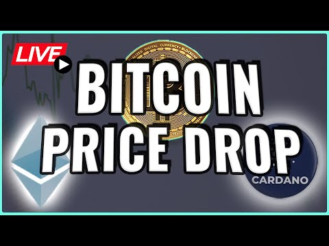 Bitcoin price DROPPING! What you need to know! + Ethereum and Cardano update! Coffee N Crypto Live