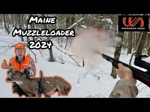 Tracking in Maine | Last day buck | Woodman Arms Carbine