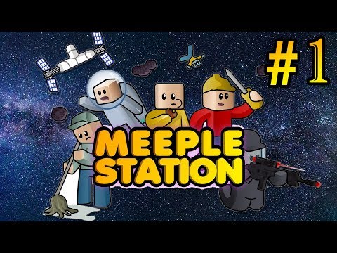 Meeple Station Let's Play - Part 1 - Space Station Base Builder - Solid Foundations