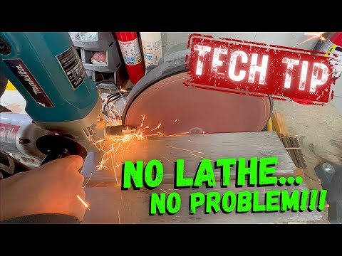 How to turn down hardware without a Lathe