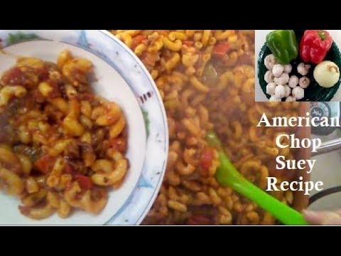American Chop Suey Recipe with Elbow Macaroni and...