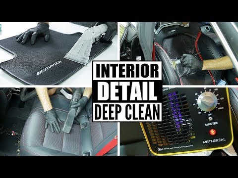 Complete Full Car Interior Detailing Of A Mercedes CLA45 AMG || Deep Cleaning Video