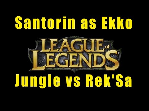 LOL PROGAMES 3  Santorin as Ekko Jungle vs Rek'Sai   S5 Challenger Ranked Gameplay
