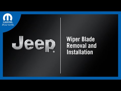 Wiper Blade Removal and Installation | How To | 2022 Jeep Wrangler