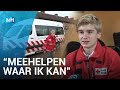 Sander (18) is Rode Kruis-vrijwilliger in de coronacrisis