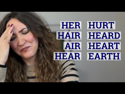 Lezione Di Pronuncia: AIR HAIR HER HEAR EAR EARTH HEART HEARTH | Miriam Romeo English Coach