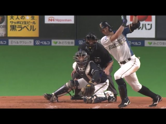 【4回裏】 ファイターズ・大田 早くも猛打賞の活躍を見せ追加点を奪う!! 2019/9/7 F-B