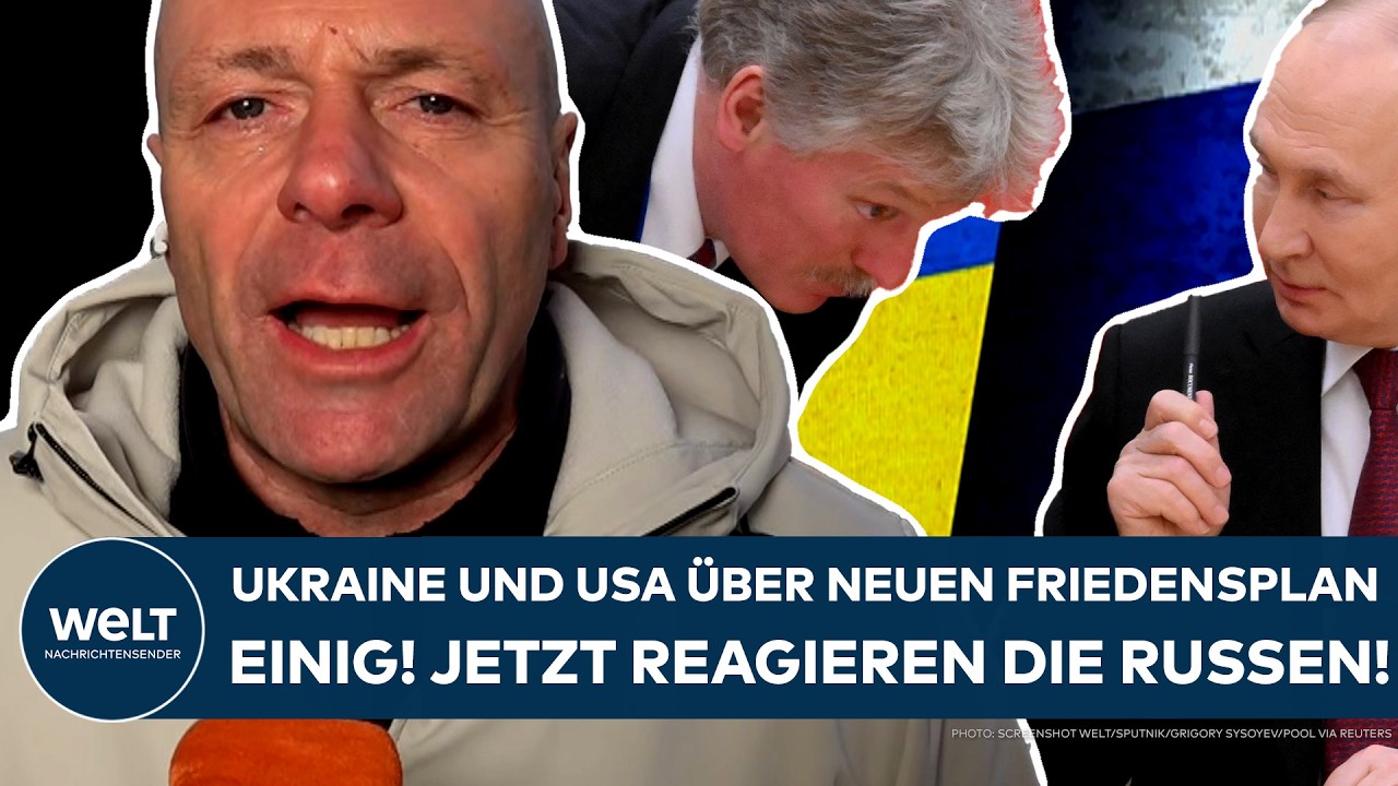 UKRAINE-KRIEG: Neuer Friedensplan? "Es es gibt einige Reaktionen aus Russland!"