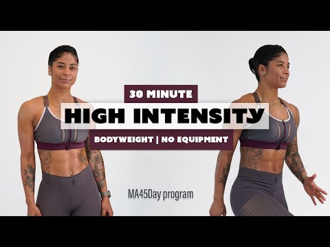30 MINUTE FOLLOW ALONG BODYWEIGHT HIIT WORKOUT || GET READY FOR SUMMER AT HOME.