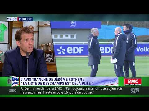 After Foot du mercredi 09/05 – Partie 3/6 - L'avis tranché de Jérôme Rothen sur Didier Deschamps