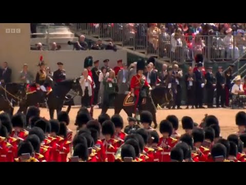 Trooping the Colour 2022: Irish Saffron March