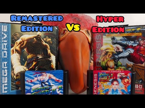 Street fighter 2 Remastered VS Hyper Edition - Sega Megadrive