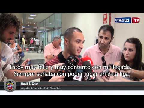 El nuevo jugador del Levante UD, Nabil El Zhar ya está en Valencia