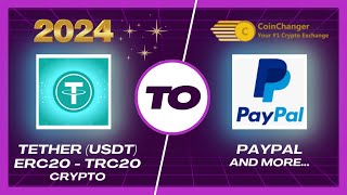 Transfer Tether (USDT) to PayPal (USD & EUR) Instantly