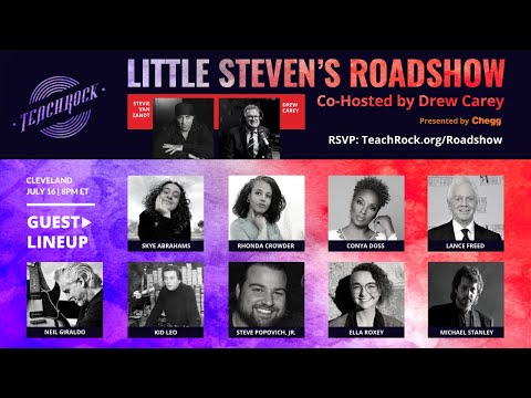 Little Steven's Roadshow (Cleveland) | Stevie Van Zandt with co-host Drew Carey