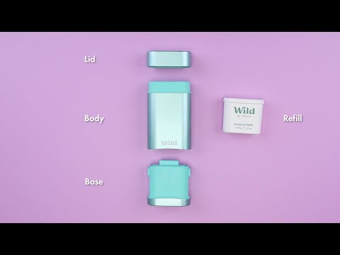 How to fill/refill your Wild refillable deodorant case!