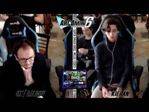 Arcamini6 - 0x | DjaGoF (Cpt.Falcon) VS Kieran (Falco) POOLS - Smash Melee