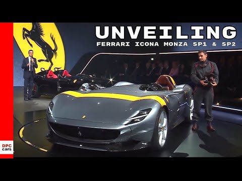 Ferrari Icona Monza SP1 and SP2 Unveiling
