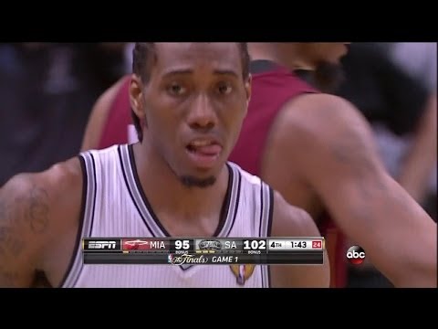 Kawhi Leonard Full Highlights Spurs vs Heat Game 1 (6/5/2014) 9 Pts, 2 Reb - Project Spurs