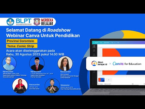 Webinar Canva untuk Pendidikan | Prov. Gorontalo