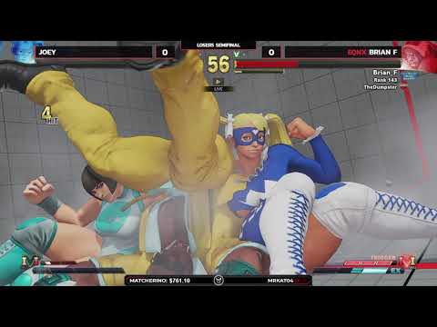Street Fighter V Losers Final - Joey (R. Mika) vs Brian F (Balrog) @ NLBC Online Edition #19