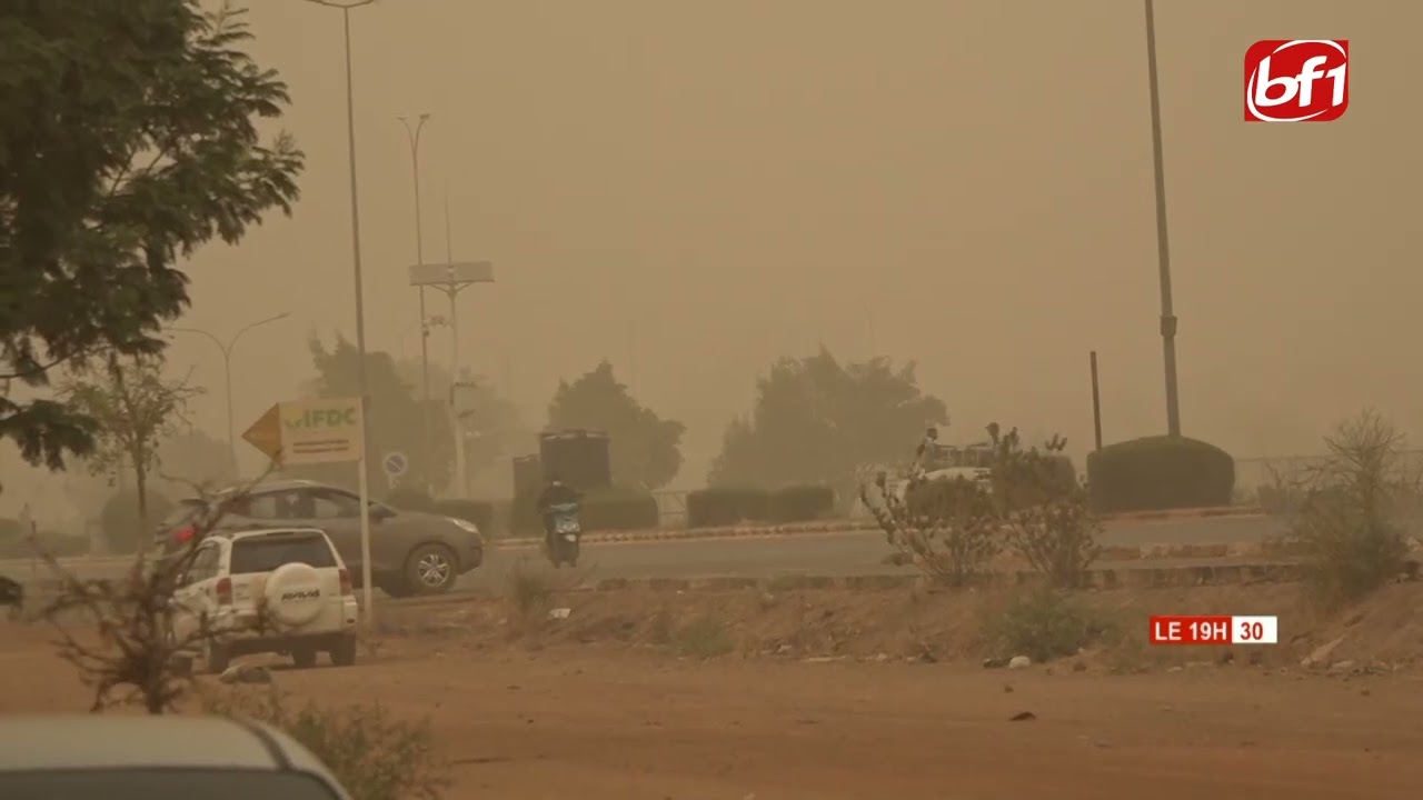 Météo Burkina : une épaisse nappe de poussière venue du Nord recouvre progressivement le pays