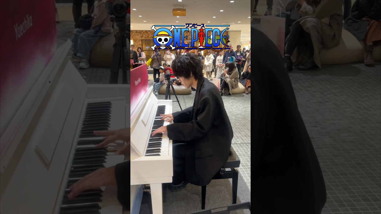 駅ピアノでONE PIECEを完全再現 #piano