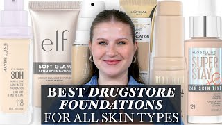 Best Drugstore Foundations For All Skin Types | 2025