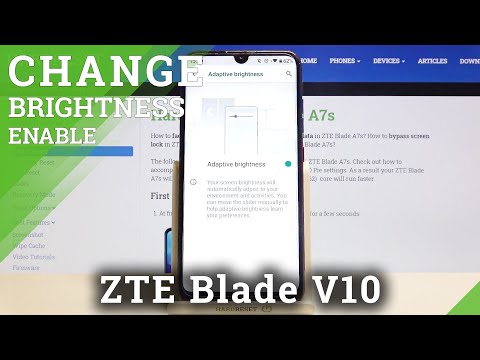Adaptive Brightness – ZTE Blade A7s and Auto-Brightness Activating